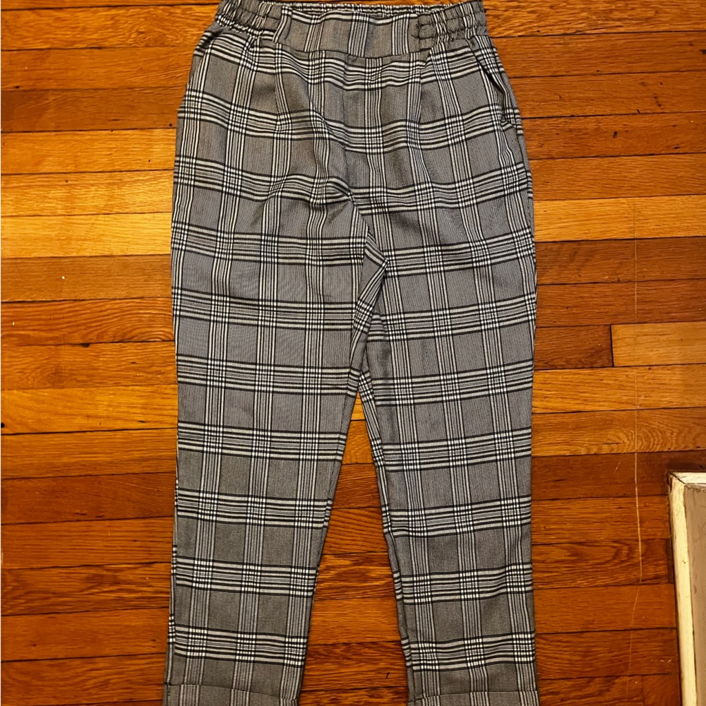 INDURO plaid dress pants- large